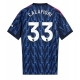 Arsenal Riccardo Calafiori #33 Replike Gostujuci Dres 2025-26 Kratak Rukav